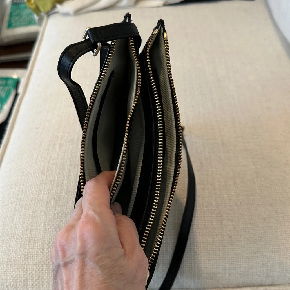 Radley London black leather crossbody bag - Picture 4 of 7